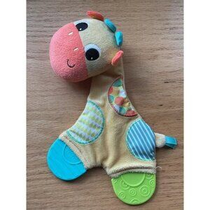Bright Starts Teething Giraffe Security Lovey Sensory Plush Stuffed Toy